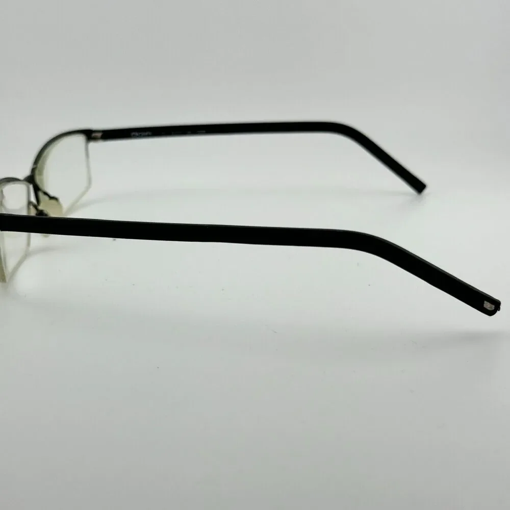 Ogi Eyeglasses Frame R71‎ TS009 52-16-140 Black Half Rim H13237